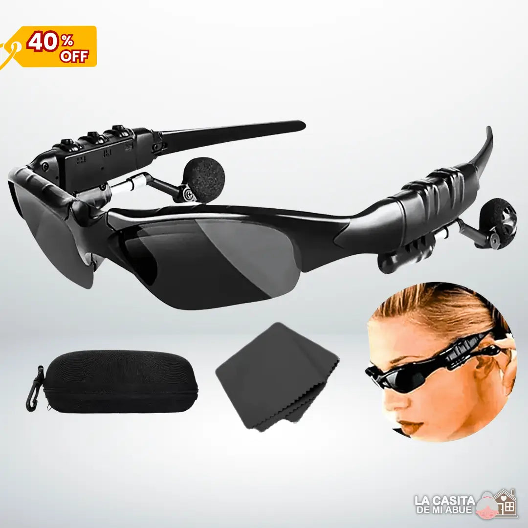 GAFAS DE SOL CON AURICULARES BLUETOOTH - REPRODUCE MÚSICA Y PROTEGE DE LOS RAYOS UV®