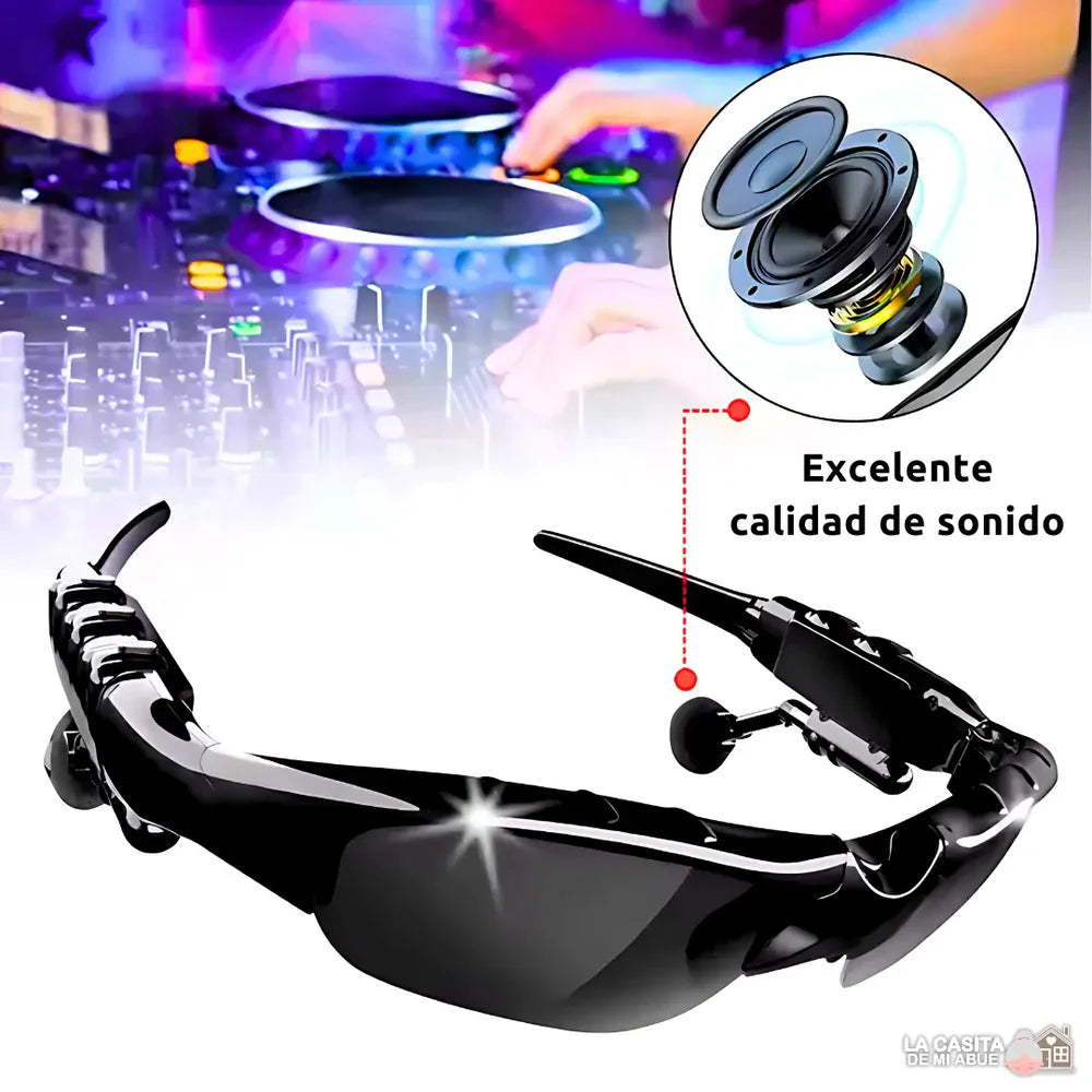 GAFAS DE SOL CON AURICULARES BLUETOOTH - REPRODUCE MÚSICA Y PROTEGE DE LOS RAYOS UV®